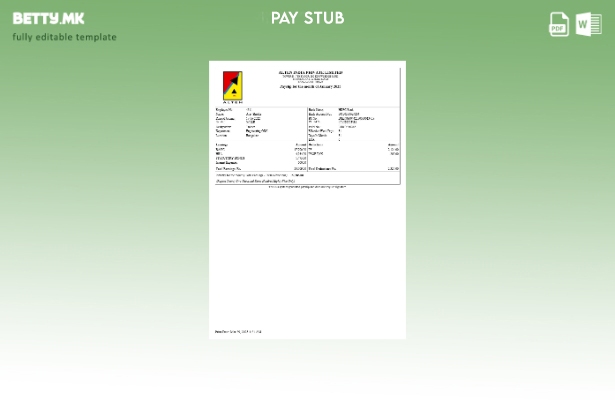 Модерен стил шаблон Alten India уплатница